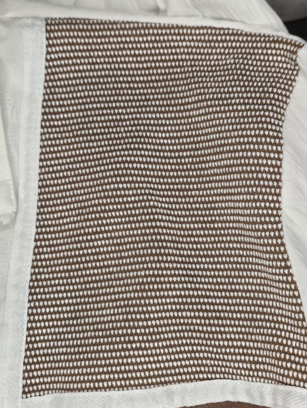 Vintage Teddi Colorblock Track Jacket Windbreaker Brown White - Picture 5 of 8